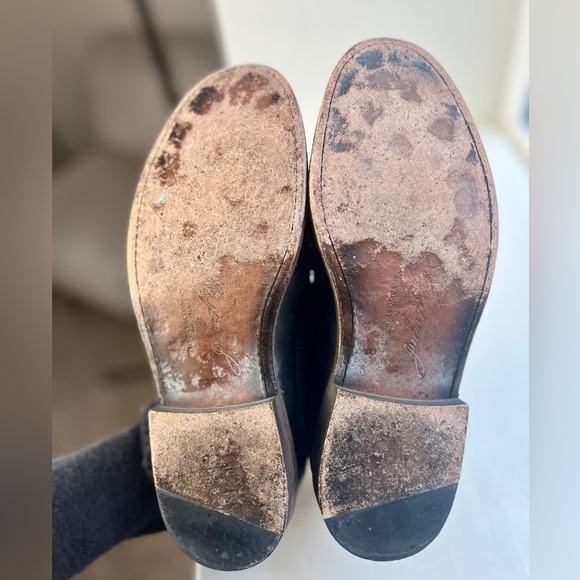 Frye James Wingtip Black Leather Lace Up Oxfords - Picture 9 of 9